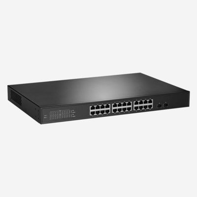 24-Port 2.5g Ethernet Unmanaged Desktop Switch With 2 10G SFP+ Ports And 160Gbps Switching Capacity