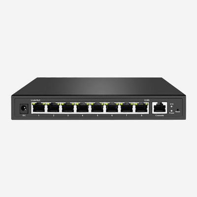 Layer 3 8 RJ45 2.5 Gbps Ethernet Switch Powered By IEEE 802.3u Network Protocols