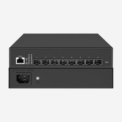 8 SFP+ 10GB Ethernet-switch met rackmontage en 160Gbps-switchcapaciteit voor prestaties en efficiëntie