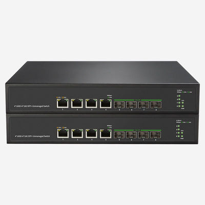 Krachtige 4 RJ45 10G Ethernet Switch met Jumbo Frame Support en 160Gbps Switching Capaciteit